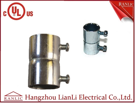 چین اتصالات لوله EMT کوپلینگ پیچی با مهره قفل فولادی 1/2 اینچ تا 4 اینچ، UL E350597 تامین کننده